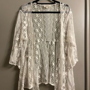 Boho Lace Kimono L